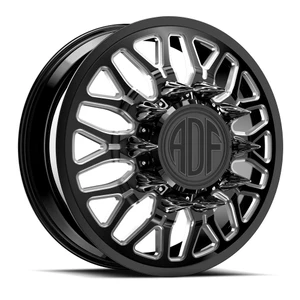 Adf Dually Sp2 Wheels Rims 26x8.25 10x225 Gloss Black/Machined 132mm