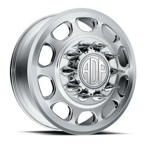 Adf Dually Spindle Wheels Rims 26x8.25 8x165.1 Polished 132mm