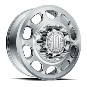 Adf Dually Spindle Wheels Rims 22x8.25 8x275 Polished 145mm