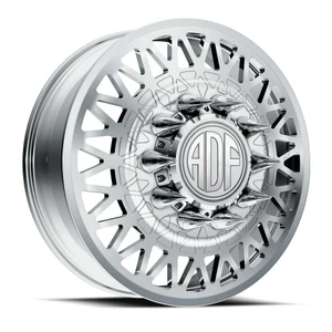 Adf Dually The Rigger Wheels Rims 24x8.25 8x165.1 Polished 144mm