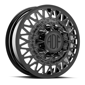 Adf Dually The Rigger Wheels Rims 22x8.25 8x275 Gloss Black/Machined 145mm
