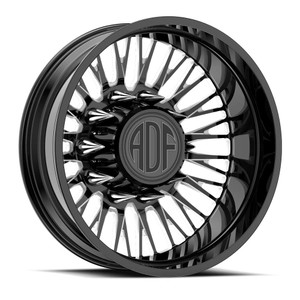 Adf Dually Psyop Wheels Rims 26x8.25 8x165.1 Gloss Black/Machined -156mm