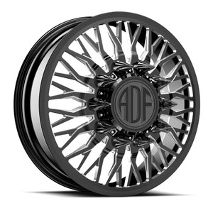 Adf Dually Rizz Wheels Rims 28x8.25 8x170 Gloss Black/Machined 132mm