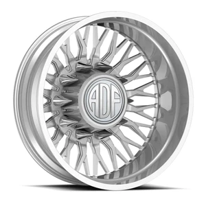 Adf Dually Rizz Wheels Rims 22x8.25 8x165.1 Hyper Silver -168mm