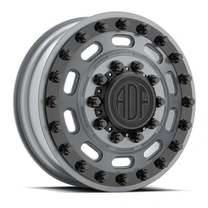 Adf Dually Maximus Wheels Rims 28x8.25 8x165.1 Gunmetal W/ Black Accents 132mm