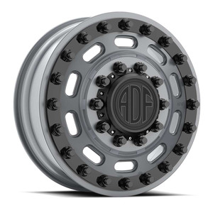 Adf Dually Maximus Wheels Rims 28x8.25 8x165.1 Gunmetal W/ Black Accents 132mm