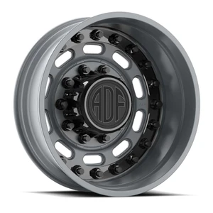 Adf Dually Maximus Wheels Rims 28x8.25 8x165.1 Gunmetal W/ Black Accents -156mm