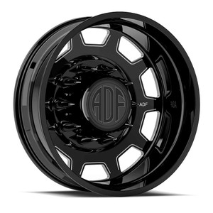 Adf Dually Retro Wheels Rims 26x8.25 8x165.1 Gloss Black/Machined -156mm