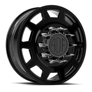 Adf Dually Retro Wheels Rims 26x8.25 10x225 Gloss Black 132mm