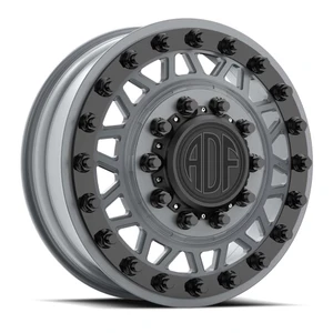 Adf Dually Mad Max Wheels Rims 26x8.25 8x165.1 Gunmetal W/ Black Accents 132mm