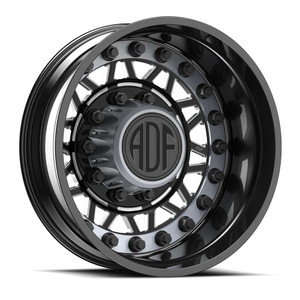 Adf Dually Mad Max Wheels Rims 26x8.25 8x275 Gloss Black/Machined W/ Gunmetal Accents -156mm