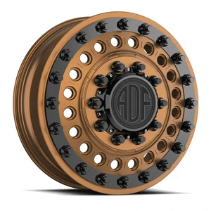 Adf Dually Mag Nuts Wheels Rims 26x8.25 8x165.1 Bronze W/ Black Accents 132mm