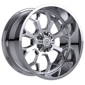 Edge Off Road 301C Wheels Rims 20x9 6x135 6x139.7 Chrome 0mm | 301C-2096800