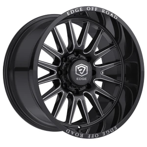Edge Off Road 305Bm Wheels Rims 20x9 8x180 Gloss Black W/ Milled Accents 0mm | 305BM-2098900