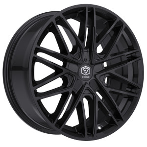 Edge Street 352B Wheels Rims 17x7.5 5x100 5x114.3 Gloss Black 40mm | 352B-7751840
