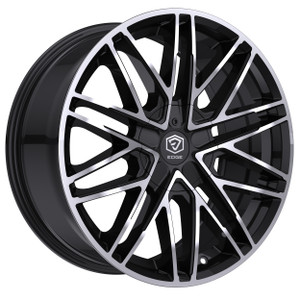 Edge Street 352Mb Wheels Rims 18x8 5x108 5x114.3 Gloss Black Machined Face 40mm | 352MB-8801440