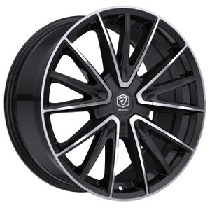 Edge Street 353Mb Wheels Rims 17x7.5 5x112 5x114.3 Gloss Black Machined Face 40mm | 353MB-7755940