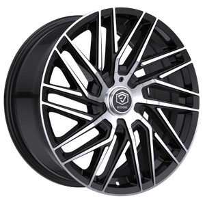 Edge Street 355Mb Wheels Rims 18x8 5x112 5x114.3 Gloss Black Machined Face 40mm | 355MB-8805940