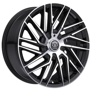 Edge Street 355Mb Wheels Rims 20x8.5 5x108 5x114.3 Gloss Black Machined Face 40mm | 355MB-2851440