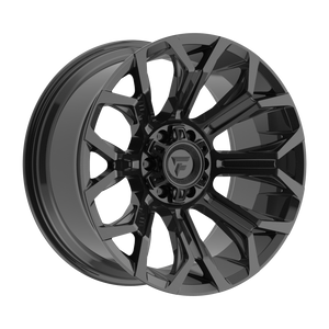 Fittipaldi Offroad Fa21B Wheels Rims 22x12 5x139.7 5x150 Gloss Black -44mm | FA21-221253950N44B