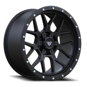 Rock Forged Ff15 Wheels Rims 20x9 5x114.3 5x127 Matte Black 0mm | FF15-200951427-0MB