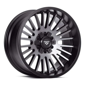 Rock Forged Ff55 Wheels Rims 20x9 6x135 6x139.7 Machined W/ Satin Clearcoat 0mm | FF55-200963539-0SCM