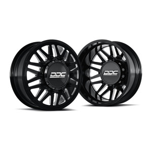Ddc Dually Aftermath Wheels Rims 20x8.25 8x210 Black Milled