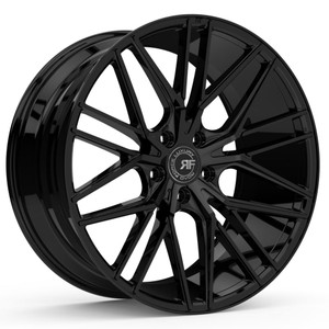 Road Force Rf13 Wheels Rims 20x8.5 Blank Custom Drilled Gloss Black 20mm | RF132085BL+20B