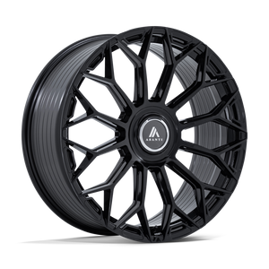 Asanti Ab051 Envoy Wheels Rims 22x10 6x139.7 Gloss Black 20mm | AB051BX22106120