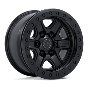 Black Rhino Br200 Echo Trail Lock Beadlock Wheels Rims 17x8.5 6x139.7 Matte Black 0mm | BR200MX17856800
