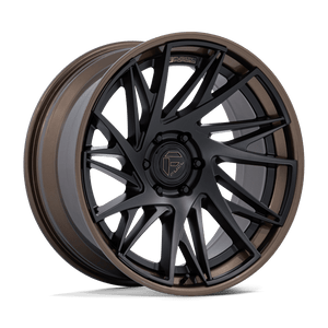 Fuel Fc405 Dynamo Wheels Rims 20x9 6x139.7 Matte Black W/ Gloss Bronze Lip 1mm | FC405MZ20906801