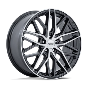 Petrol Pe004 P3E Wheels Rims 20x8.5 5x120 Gloss Gunmetal Machined 35mm | PE004AD20855235