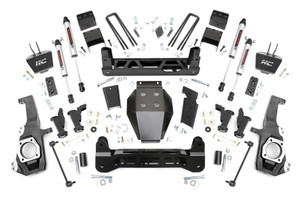 Rough Country 5 Inch Lift Kit - Torsion Drop - V2 - w/ Overloads - Chevy/GMC 2500HD/3500HD (20-25) | DHTP 111070