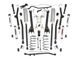 Rough Country 6 Inch Lift Kit - Long Arm - V2 - Jeep Wrangler TJ 4WD (1997-2006) | DHTP 65970