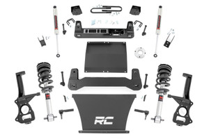 Rough Country 6 Inch Lift Kit - Mono Leaf Rear - M1 Struts/M1 - Chevy Silverado 1500 (25-26) | DHTP 111640
