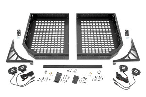 Rough Country Cargo Rack - Dual 2" Black LED Pairs - Flush Mount - CFMOTO UFORCE 1000 | DHTP 96121