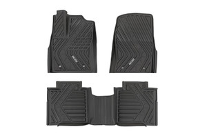 Rough Country Flex-Fit Floor Mats - FR & RR - CrewMax - Toyota Tundra 2WD/4WD (2022-2025) | DHTP FF-71780