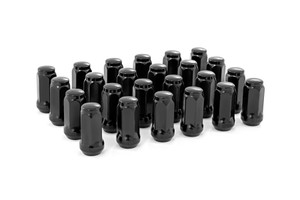 Rough Country M14 x 15 Lug Nut Set of 24 - Black | DHTP 141524CBLK