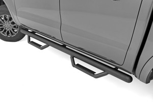 Rough Country Nerf Steps - Cab Length - Crew Cab - Ford Ranger 2WD/4WD (2019-2025) | DHTP RCF1981CCB