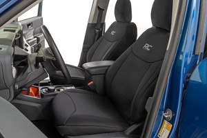 Rough Country Seat Covers - FR & RR W/Armrest - Crew Cab - Ford Maverick 2WD/4WD (22-25) | DHTP 91065