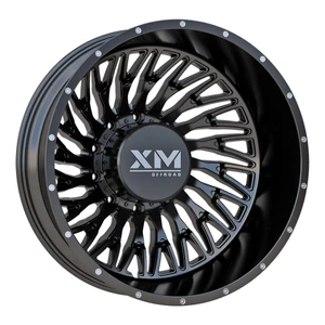 Xm Offroad Dually Xm-901 Wheels Rims 20x8.25 10x225 Gloss Black -202mm