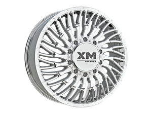Xm Offroad Dually Xm-901 Wheels Rims 24x8.25 10x225 Chrome 105mm