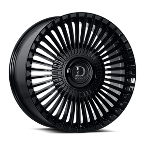DOLCE LUXURY Trento Wheels Rims 20x9 Blank Custom Drilled Gloss Black 35mm | TRENTO-209000GB35