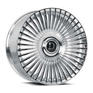 DOLCE LUXURY Trento Wheels Rims 20x9 Blank Custom Drilled Chrome 35mm | TRENTO-209000C35