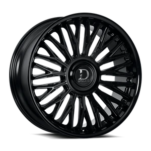 DOLCE LUXURY Lusso Wheels Rims 22x9 Blank Custom Drilled Gloss Black 18mm | LUSSO-229000GB