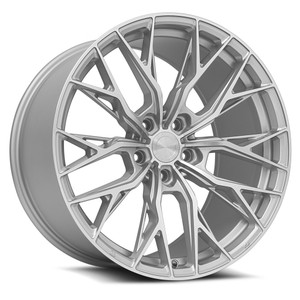 MRR Gf5 Wheels Rims 21x9 Blank Custom Drilled Silver Machined 20mm | GF0521A55xx20S