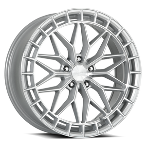 Katana Kr12 Wheels Rims 17x7.5 5x120 Gloss Silver Machined 40mm | KR12-177545GSF