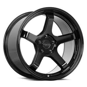 Katana Hr05 Wheels Rims 18x9.5 5x120 Gloss Black 22mm | HR05-189545GB