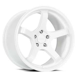 Katana Hr05 Wheels Rims 18x9.5 5x114.3 Gloss White 22mm | HR05-189554GW