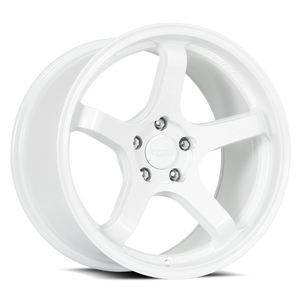 Katana Hr05 Wheels Rims 18x9.5 5x120 Gloss White 38mm | HR05-189545GW38